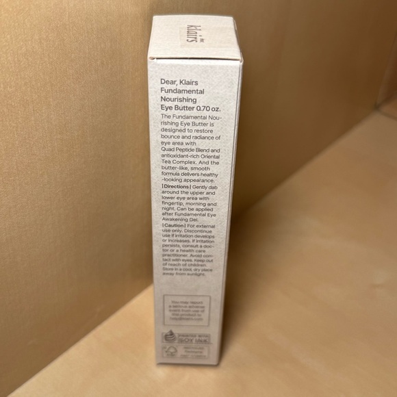 ✨ Klairs Fundamental Nourishing Eye Butter | NEW IN BOX | Vegan Friendly - Picture 4 of 5